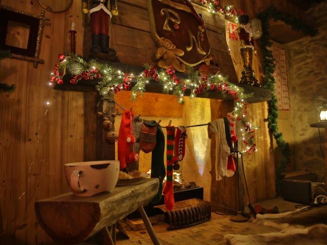 Cheminée de la maison du Père Noël en Haute-Savoie