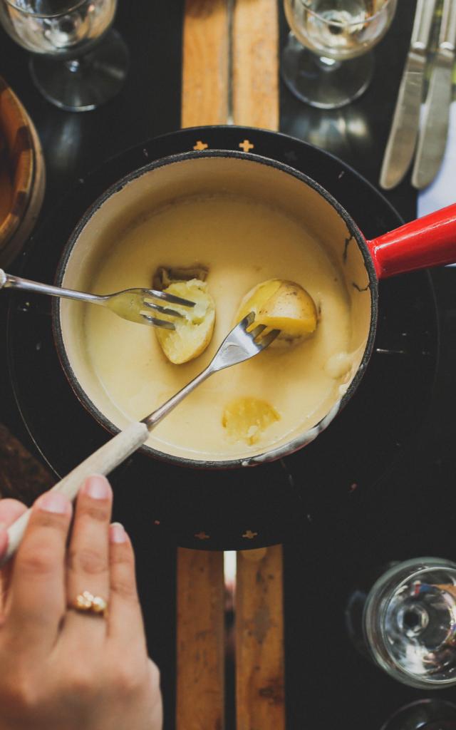 Fondue in den Monts du Genevois