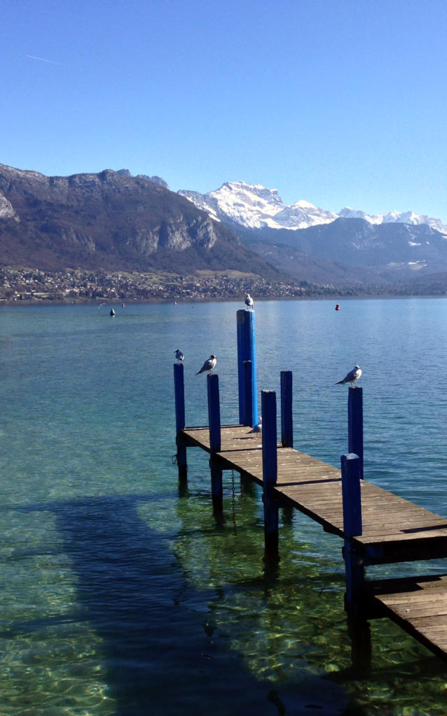 Sur les bords du lac d'Annecy