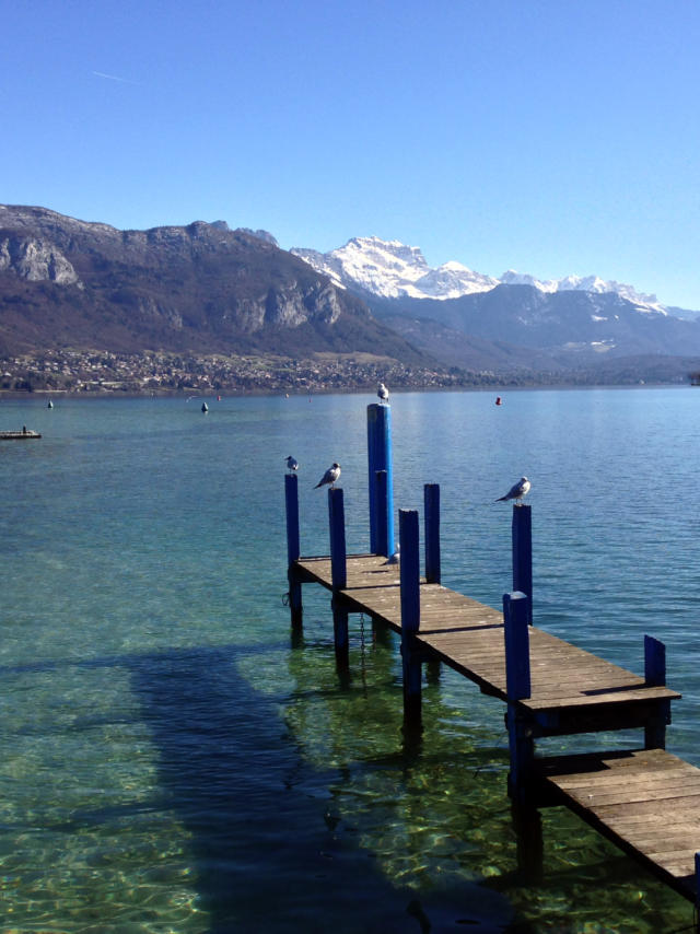 Sur les bords du lac d'Annecy