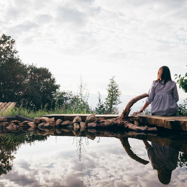 Stagno presso le capanne della Salève