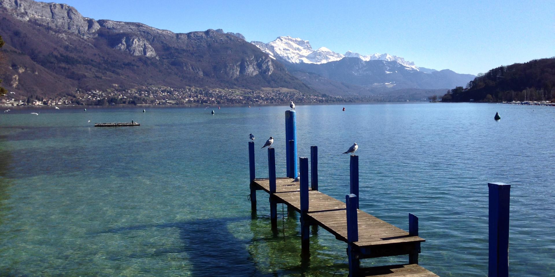 Am Ufer des Lac d'Annecy