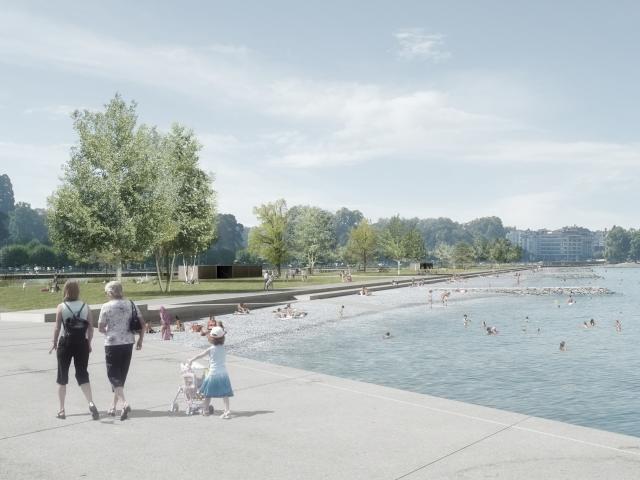 Plage Des Eaux Vives