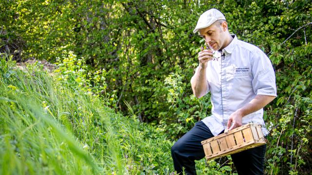 Hubert Chanove, chef del Refuge des Gourmets