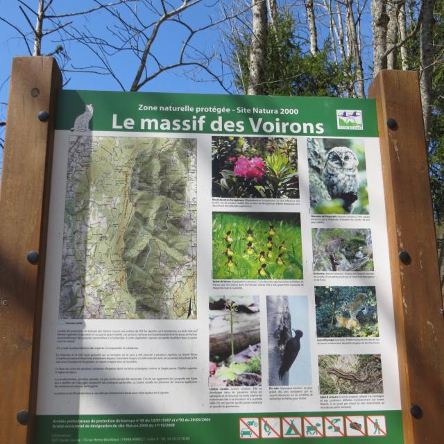 Panneau d'information