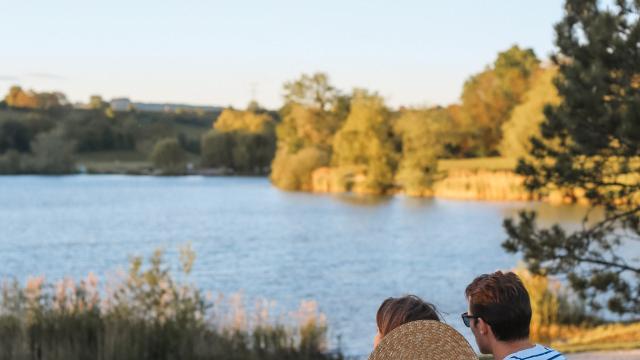 Picnic a orillas del lago de Machilly