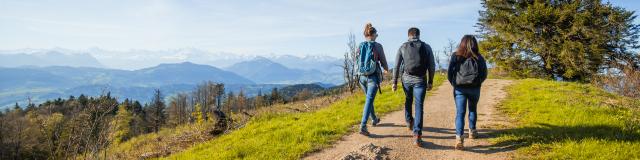 Escursione con gli amici sulla cresta di Voirons.