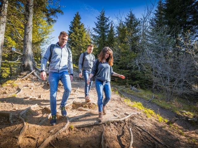 Escursione con gli amici sulla cresta di Voirons.