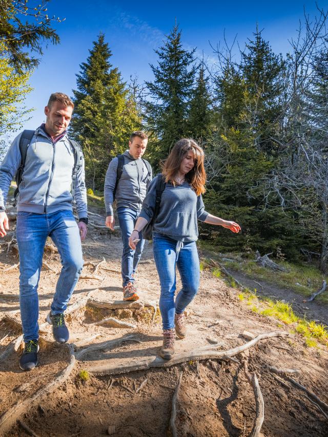 Hiking in the Voirons mountain