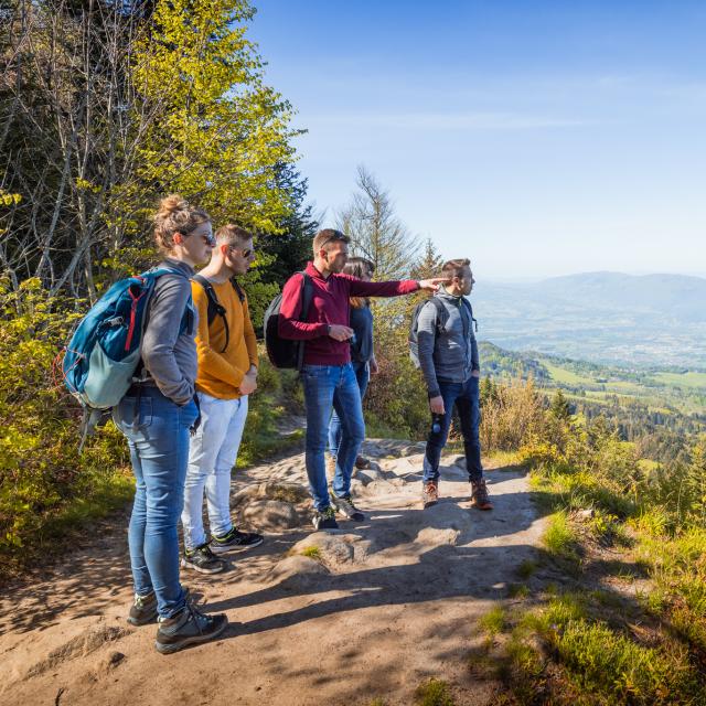 Escursione con gli amici sulla cresta di Voirons.