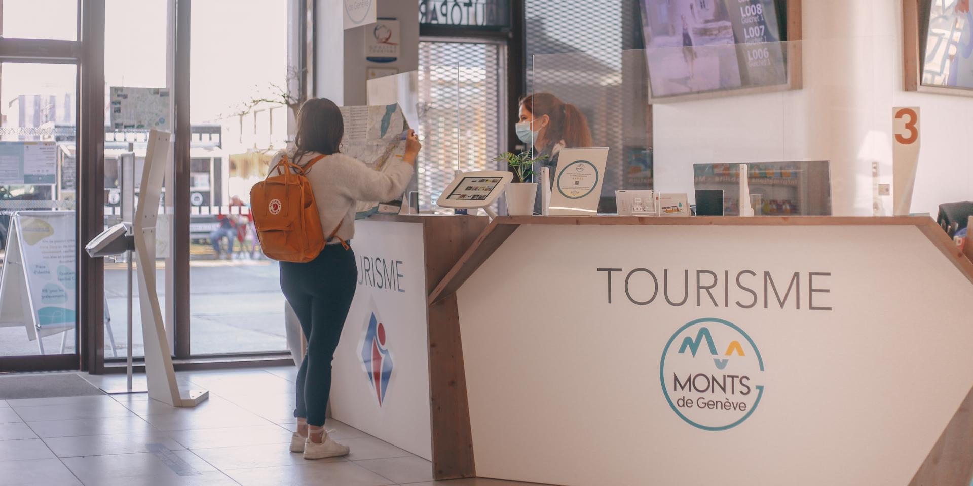Accoglienza presso l'Ufficio del Turismo di Monts de Genève, Maison de la Mobilité et du Tourisme ad Annemasse