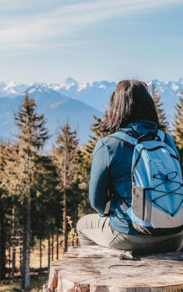 Vista del Mont Blanc desde la Signal des Voirons