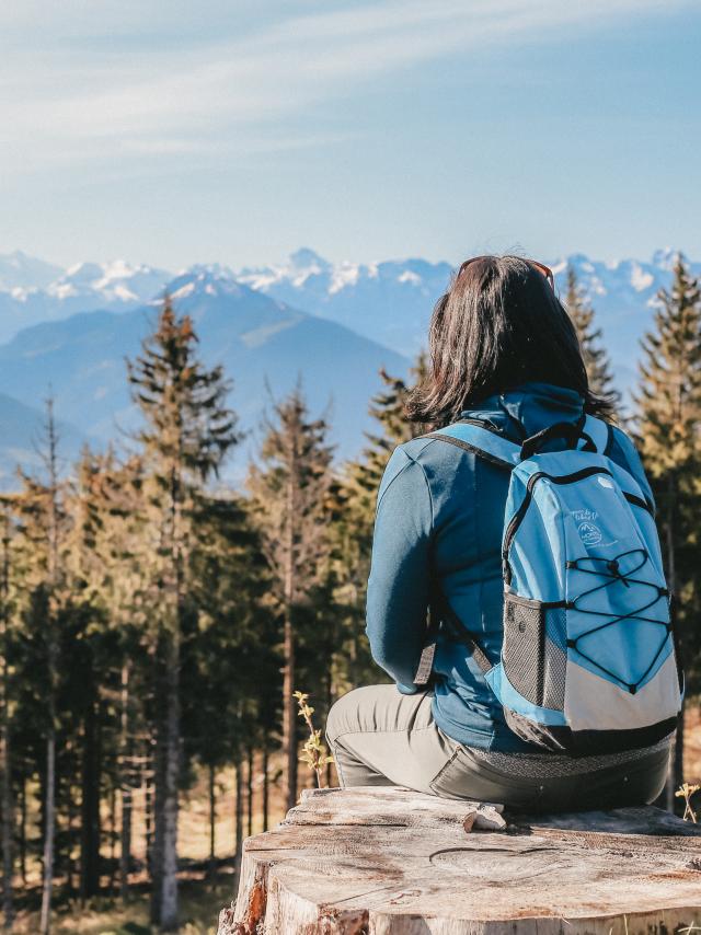 Vue sur le Mont-Blanc depuis le Signal des Voirons