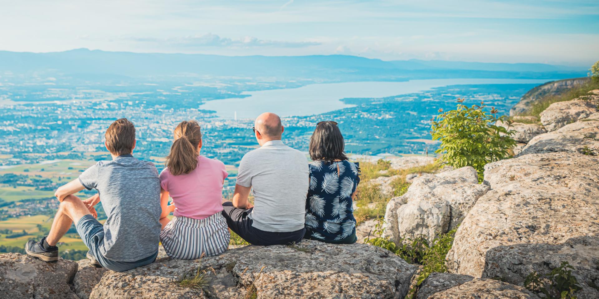 In gruppo, sulla Salève