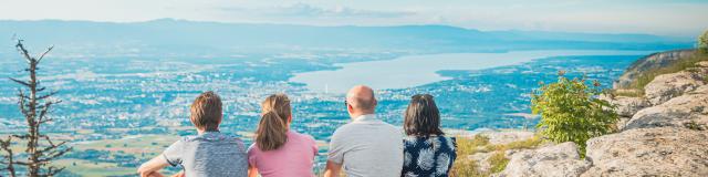 In gruppo, sulla Salève