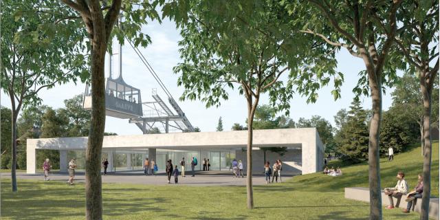 Stazione inferiore della funivia della Salève