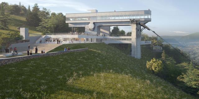 Terrazza della funivia di Salève