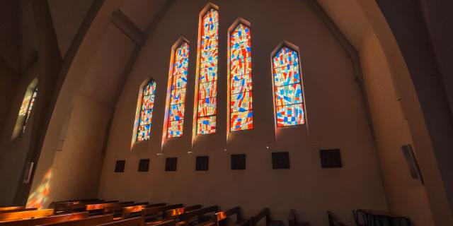 L'interno della chiesa di Saint-Joseph