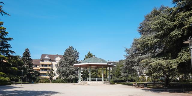 Chiosco nel parco di Montessuit