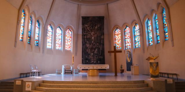 L'interno della chiesa di Saint-Joseph
