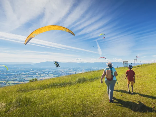 Parapendio nella Salève