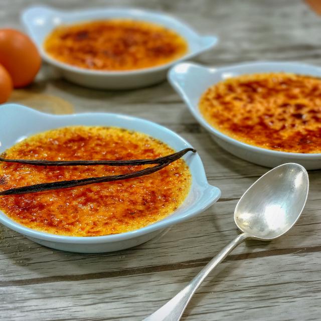 Crème brûlée alla vaniglia