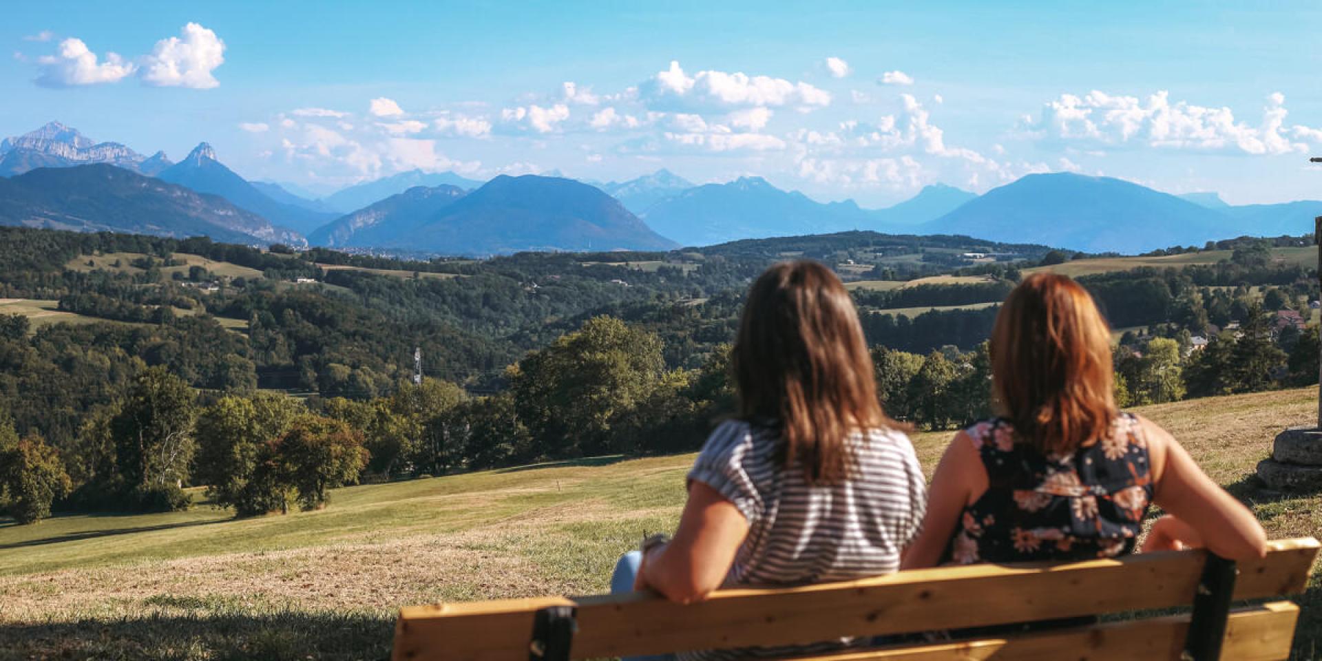 Vista panoramica sul Massif des Bornes