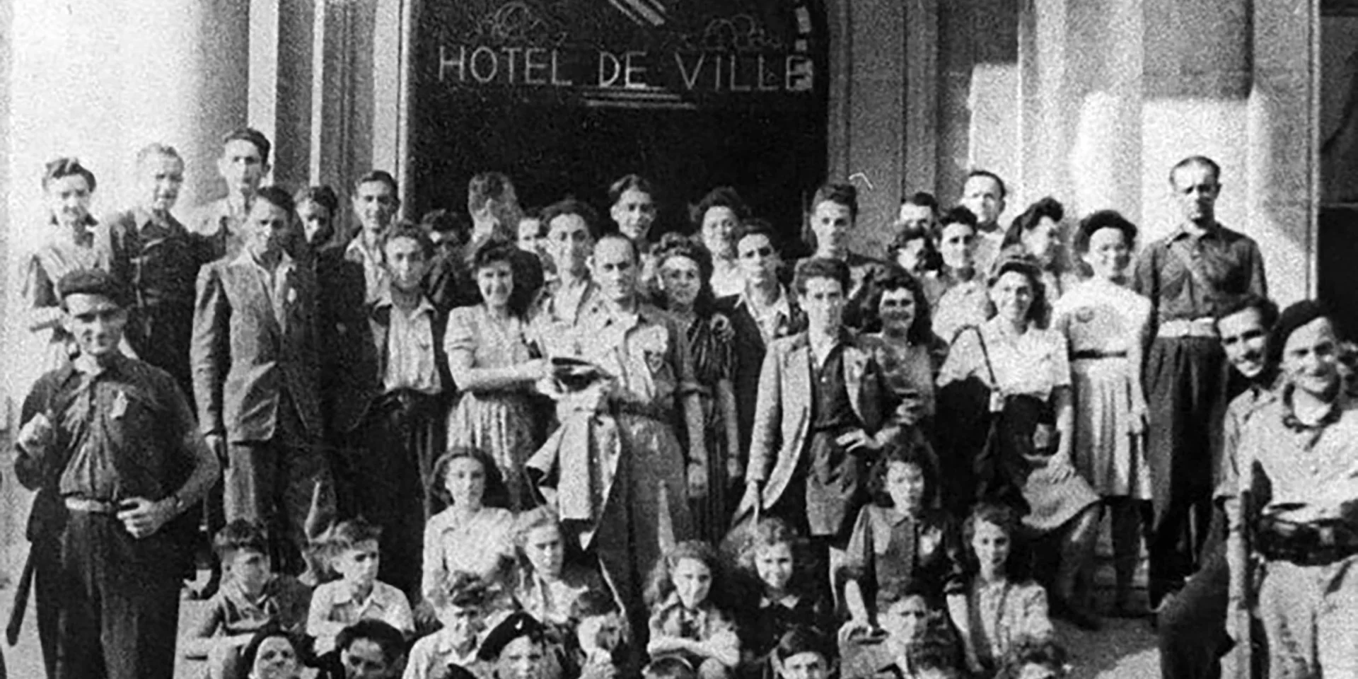 Bambini salvati grazie a Marianne Cohn e Jean Duffaugt. Annemasse 18 agosto 1944