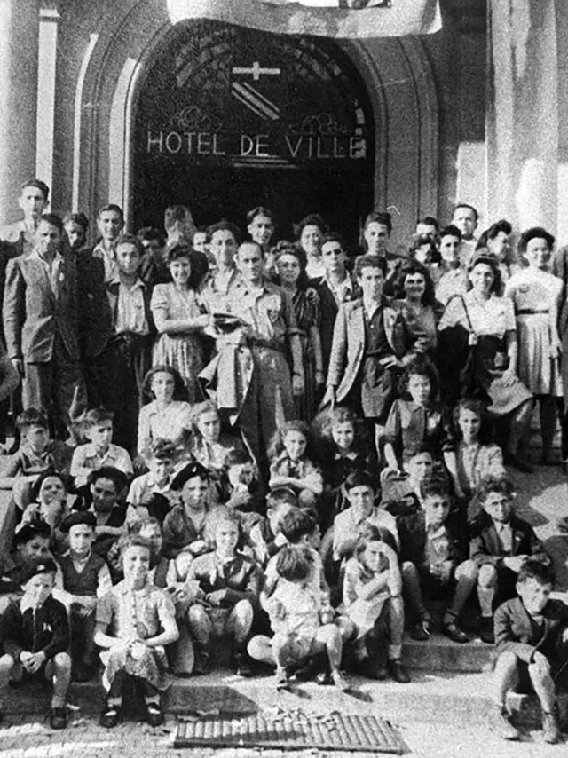 Bambini salvati grazie a Marianne Cohn e Jean Duffaugt. Annemasse 18 agosto 1944