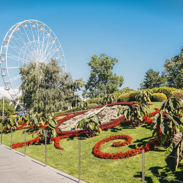 Horloge fleurie de Genève