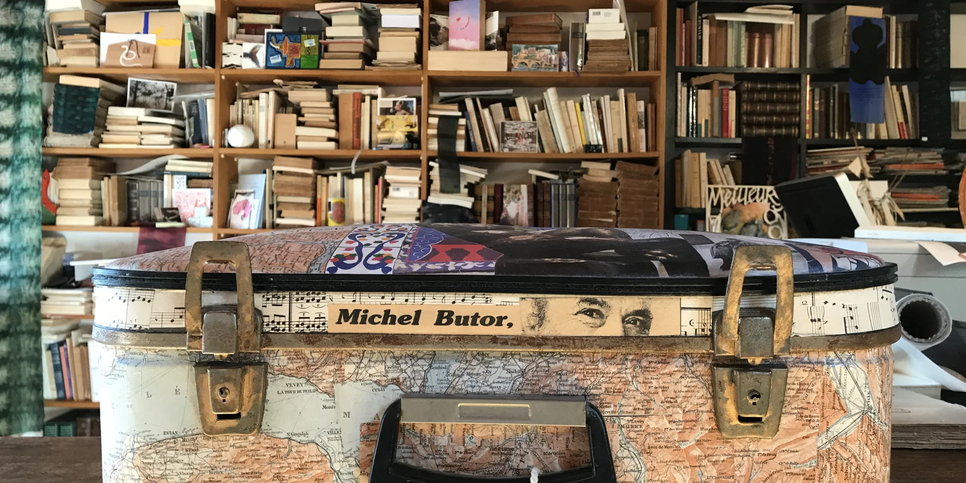 Michel Butor's office Archipel Butor