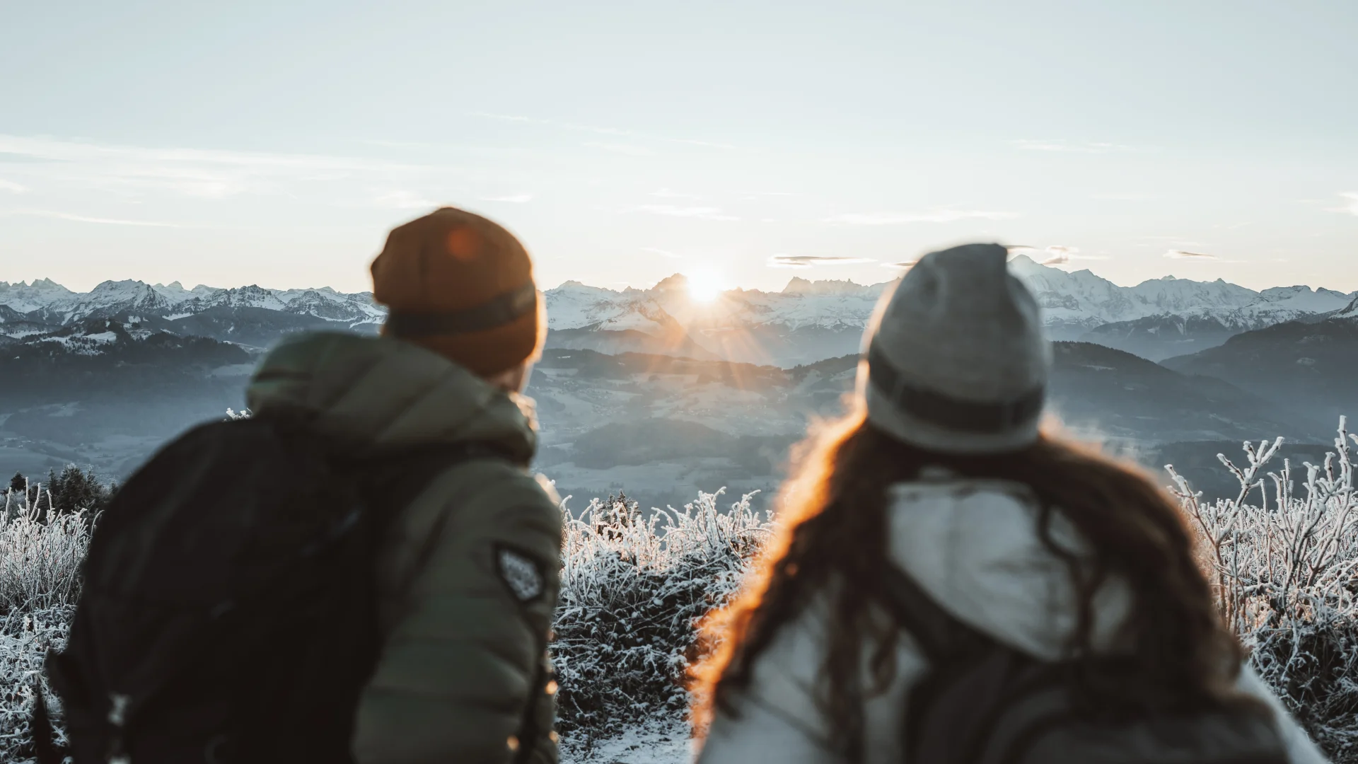 Lever de soleil aux Voirons