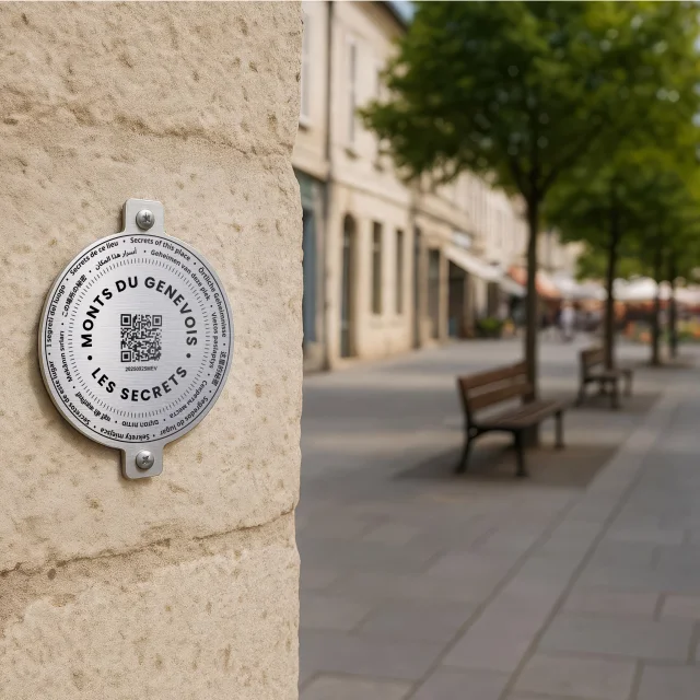 Exemple de médaille en ville