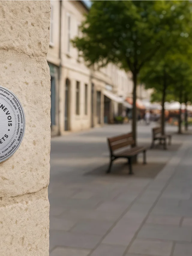 Exemple de médaille en ville