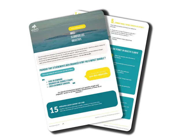 Clarifier Les Objectifs de son événement