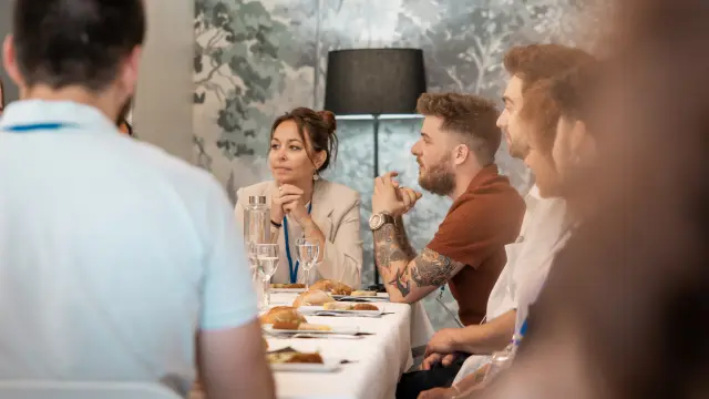 Repas A L Espace Restauration Centre De Convention By Archparc Ot Monts Du Genevois Brice Souvansanouk 11776