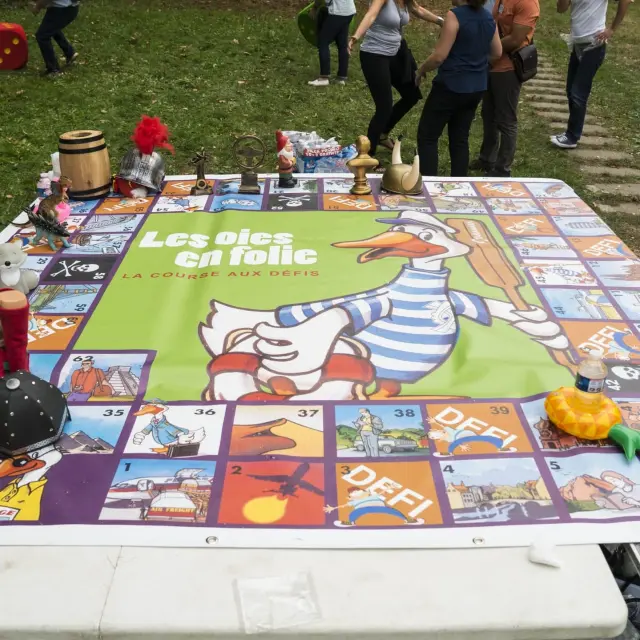 Jeu de l'oie géant